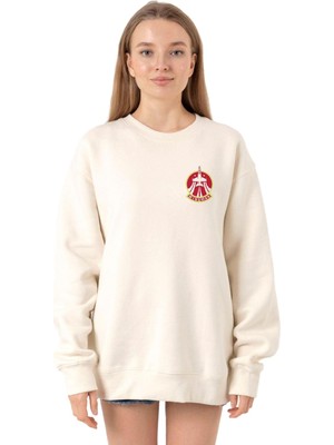 Odea Tshirthane Top Gun Wingman Ekru Kadın 2ip Sweatshirt P20039S9264, Xl
