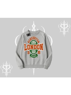 Odea Tarzsokak Biskilet Sweatshirt London Denim 1985, Gri, Xl