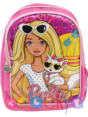Odea Hakan Çanta Lisanslı Kedili Barbie Okul Çantası Kedili Pembe Sırt Çantası