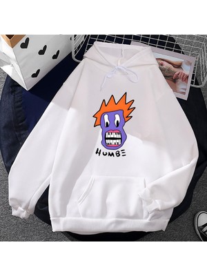 Odea Tarzsokak Beyaz Unisex | Komik Humbe Grafik Hombre Deras Hombre Hip Hop Streetwear Rahat, BEYAZ-1043, M
