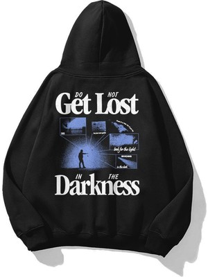 Odea Tarzsokak Unisex Get Lost Sweatshirt Siyah, SIYAH-335, S