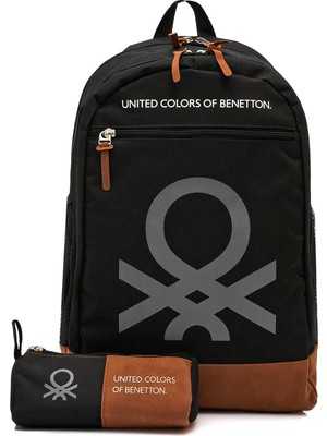 Odea United Colors Of Benetton Okul Çanta Seti 1306465,SIYAH Tek Ebat