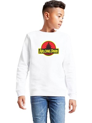 Odea Tshirthane One Piece Anime Arlong Park Beyaz Çocuk 2ip Sweatshirt P19189S2843, 9-10 Yaş