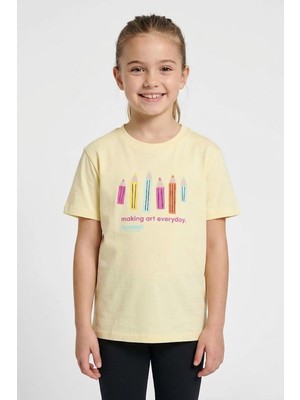 Odea Hummel Glorında T-Shirt, Kısa Kollu, Üniseks, 8 Yaş, Sarı