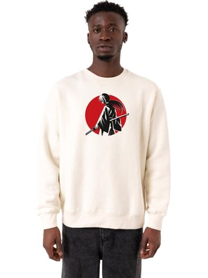 Odea Tshirthane Rurouni Kenshin Samurai Logo Ekru Erkek 2ip Sweatshirt P22716S7037, Xl