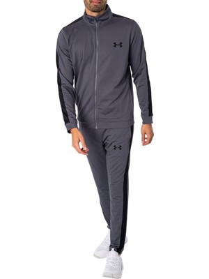Odea Under Armour Ua Rival Knit Track Suit Erkek Eşofman Takımı Castlerock / / Black Sm