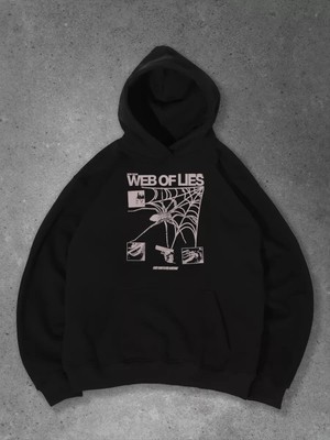 Odea Tarzsokak Unisex Web Of Lies Sweatshirt Siyah, SIYAH-316, Xl
