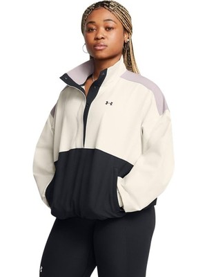 Odea Under Armour Armoursport Swoven Pullover Kadın Sweatshirt, Beyaz, Lg