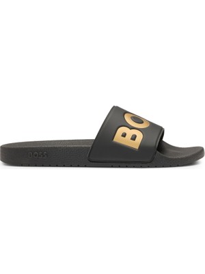 Odea Boss Aryeh Slid Erkek Havuz Terliği, Banyo Terliği, Banyo Terliği, Black7, 39 Eu
