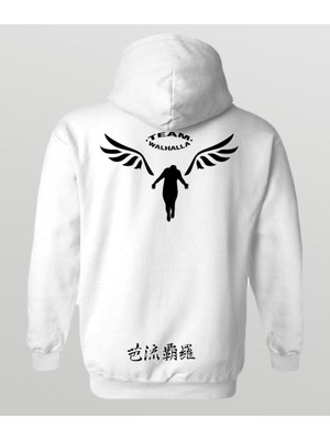 Odea Tarzsokak Oversize Tokyo Revengers Walhalla Sweatshirt, Beyaz, S