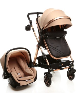 Baby Plus Canyon Travel Sistem Bebek Arabası V2 Puset Kahverengi