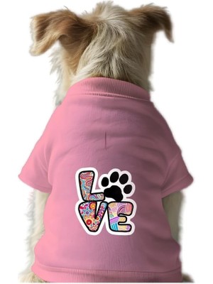 Esranın Dünyası Mpz Pets Kedi ve Köpek Kıyafeti & Elbisesi Pembe Renkli Love S