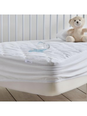 Esranın Dünyası Vionel HOME%100 Pamuklu Kapitone Sıvı Geçirmez Yatak Koruyucu Alez Fitted Full Kenar 70X140 cm