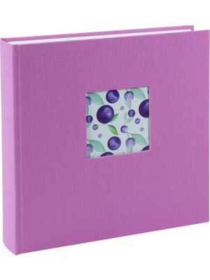 Goldbuch Bella Vista Lavanta Keten Kapaklı Yapıştırmalı Fotoğraf Albümü 25X25 cm 60 Beyaz Sayfa 120 Fotoğraf