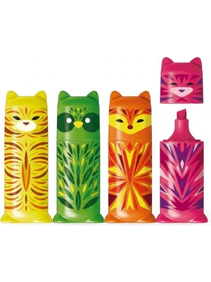 Maped Fluo Peps Mini Cute Fosforlu Kalem Seti 4'lü