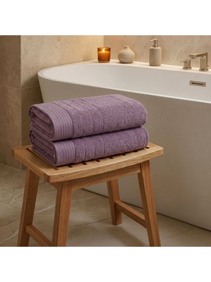 Rani Mobilya Rani Home Banyo Havlusu Seti  Lila BD-6430