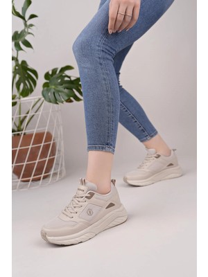 Nesil Shoes Queen 2105 Kum Kadın Senakers