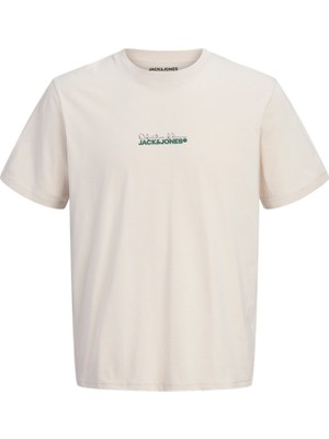 Jack & Jones Erkek Gögüs Baskili Bisiklet Yaka Tisört - Kendrick