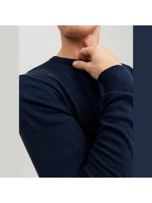 Jack & Jones Erkek Bisiklet Yaka Triko Kazak - Emil
