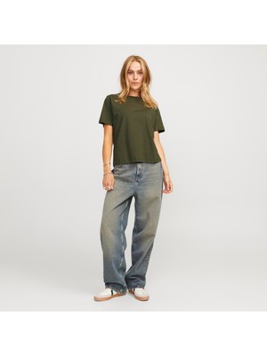 Jack & Jones Kadin Bisiklet Yaka Tisört - Anna