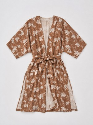 Enhitbaby Udenya Safari Müslin Kimono I %100 Pamuk