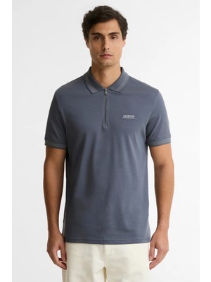 Barbour International B.ıntl Owts Polo Yaka CH11 Washed Charcoal