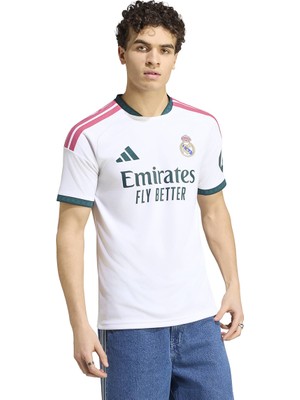 adidas Real Madrid 26/27 İç Saha Erkek Beyaz Futbol Forma JZ7206