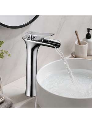 Fleko Victoria Krom Tall Lavabo Bataryası