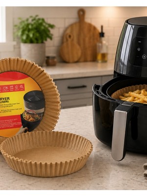 Starseven 100 Lü Airfryer Kağıdı Geçirmez Yapışmaz Pişirme Kağıdı