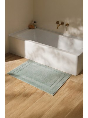 Green Black Elena Mint Banyo Paspası 50X80 cm