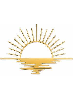 Pleksi Gün Batımı Duvar Dekoru