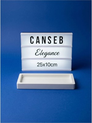 Canseb Elegance Velvet Line Tray - Dekoratif Tepsiler - Sunumluklar - Tabaklar