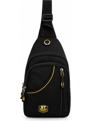 Sanmorris Unisex Spor Çok Bölmeli Çapraz Askılı Body Bag