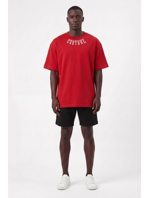 Blow Up Future Gen Günlük Spor Tişört Couture Kırmızı Oversize 141997