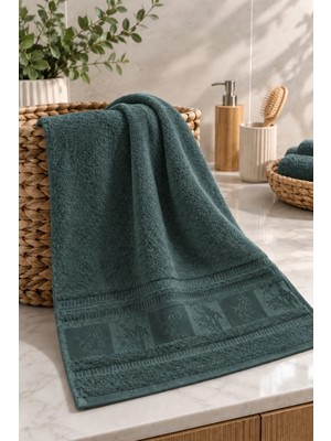 ERFAHOME %100 Organik Bambu Yüz Havlusu 50X90 cm | Yumuşak ve Emici Premium Havlu