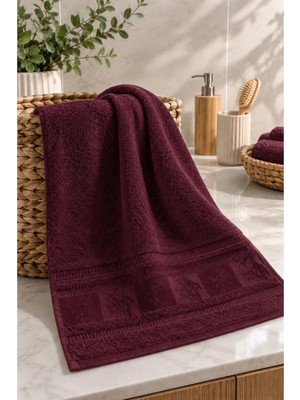 ERFAHOME %100 Organik Bambu Yüz Havlusu 50X90 cm | Yumuşak ve Emici Premium Havlu