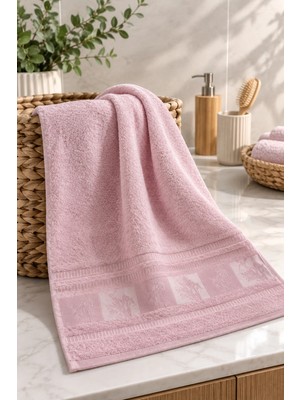 ERFAHOME %100 Organik Bambu Yüz Havlusu 50X90 cm | Yumuşak ve Emici Premium Havlu