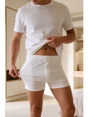 Bolero Erkek Havlu Bel Düğmeli Boxer