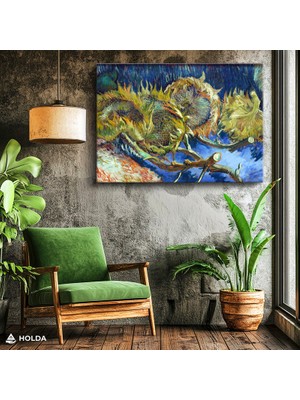 Holda Props Kanvas Tablo Ayçiçekleri Sanat Eseri Tablo Duvar Dekorasyonu