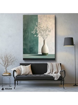 Holda Props Kanvas Tablo Vazo ve Çiçek Çiçek Tablosu Duvar Dekorasyonu
