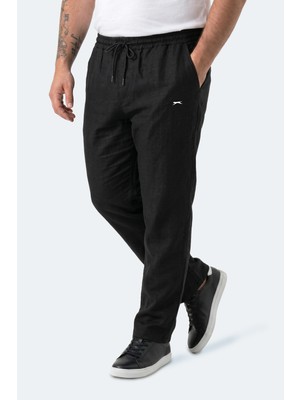 Slazenger Karmela Jmb. Erkek Büyük Beden Siyah Eşofman Altı