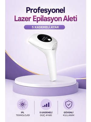 Lizbon Center Ipl Lazer Epilasyon Aleti 5 Kademeli Güç Ayarlı - HBSBLC8280-4547