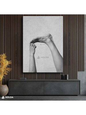 Holda Props Kanvas Tablo Yoga Figür Insan Figürü Tablo Duvar Dekorasyonu