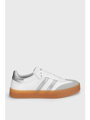 Lufian Davıd Erkek Deri Sneaker Ayakkabı Beyaz