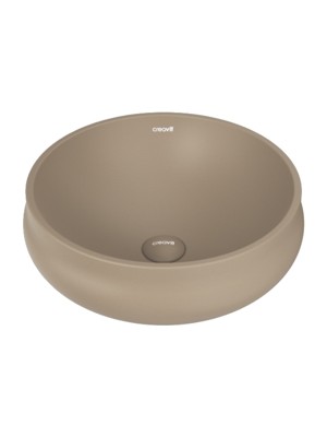 Creavit Gordo Tezgah Üstü Lavabo Ø40 cm Cappuccino GO140-00CM