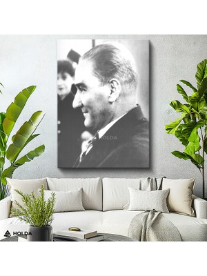 Holda Props Kanvas Tablo Atatürk Tablosu Duvar Dekorasyonu