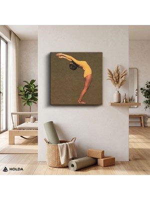 Holda Props Kanvas Tablo Jimnastik Spor Tablo Duvar Dekorasyonu