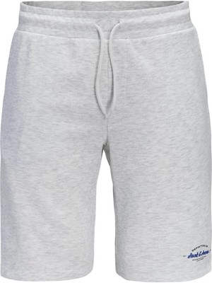 Jack & Jones Jpstgordon Brandon Sweat Shorts Mıd Beyaz Erkek Şort 12292136
