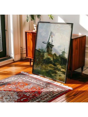 Pegziz Le Moulin De Blute-Fin Tablosu | Yel Değirmeni Sanat Poster Duvar Dekoru