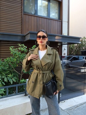 Esra Helvacı Kuşaklı Allerli Trench